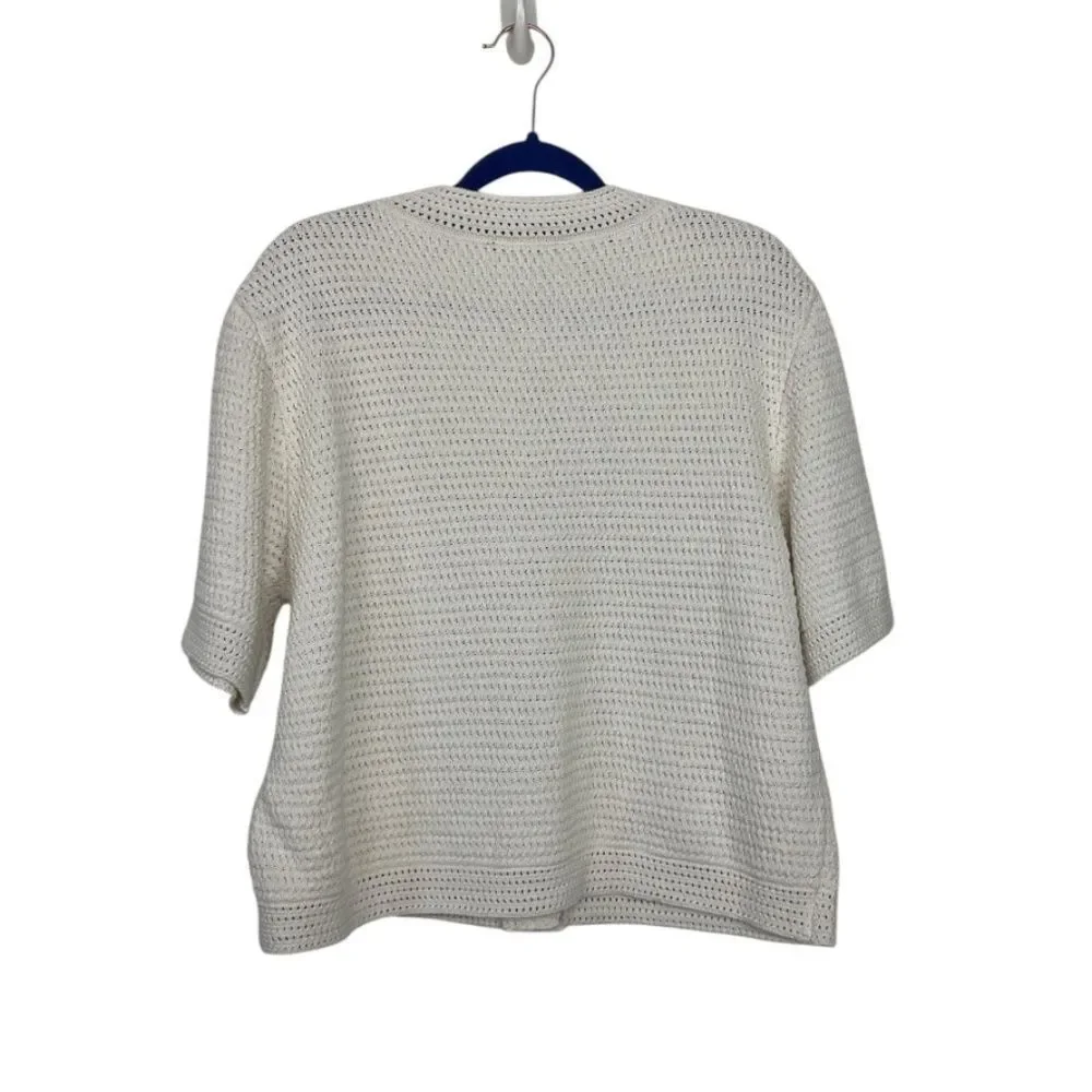 Ann Taylor Textured Sweater Jacket NEW - Picture 5 of 9